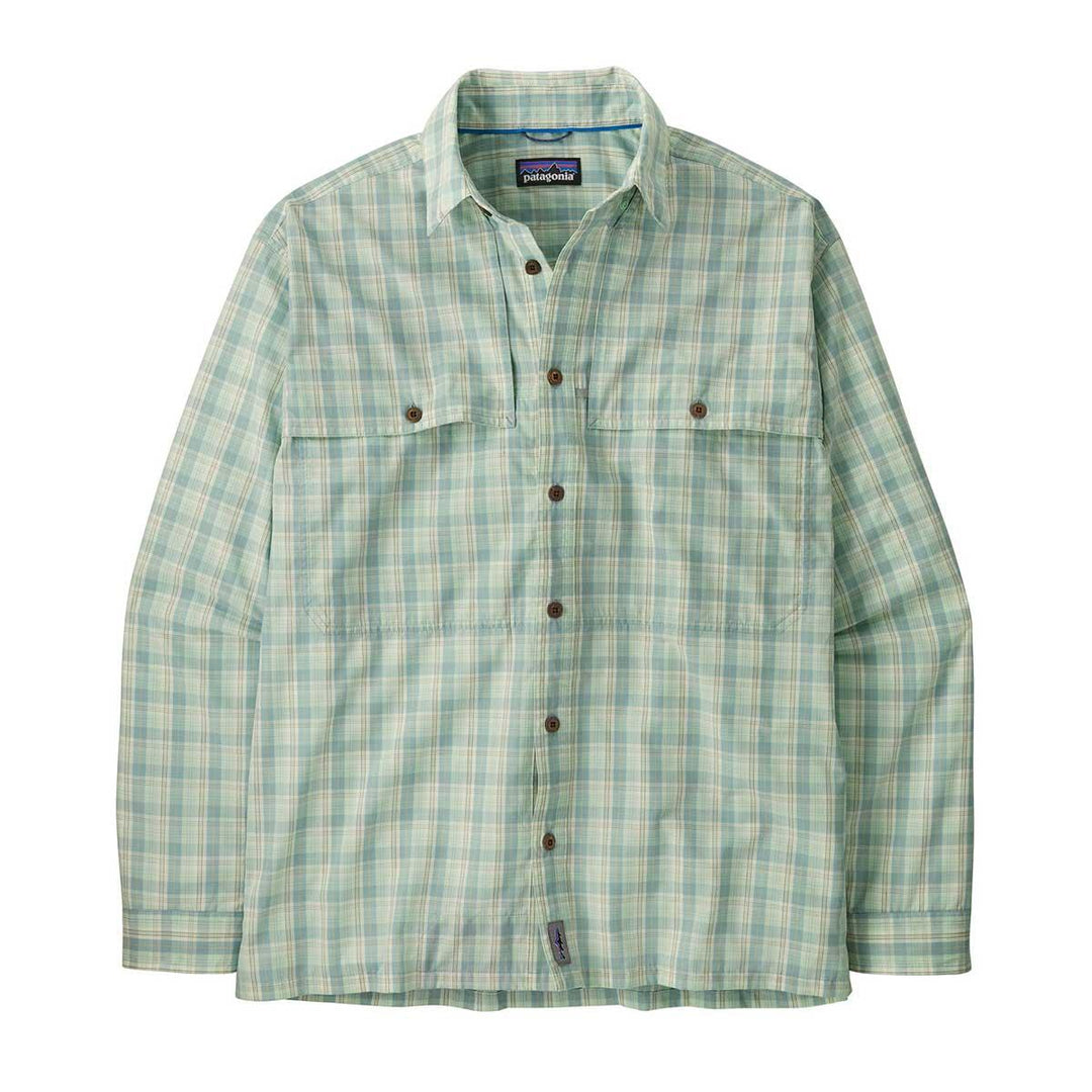 Patagonia Island Hopper Long Sleeve Shirt Men's in Dipper Rinsed Green