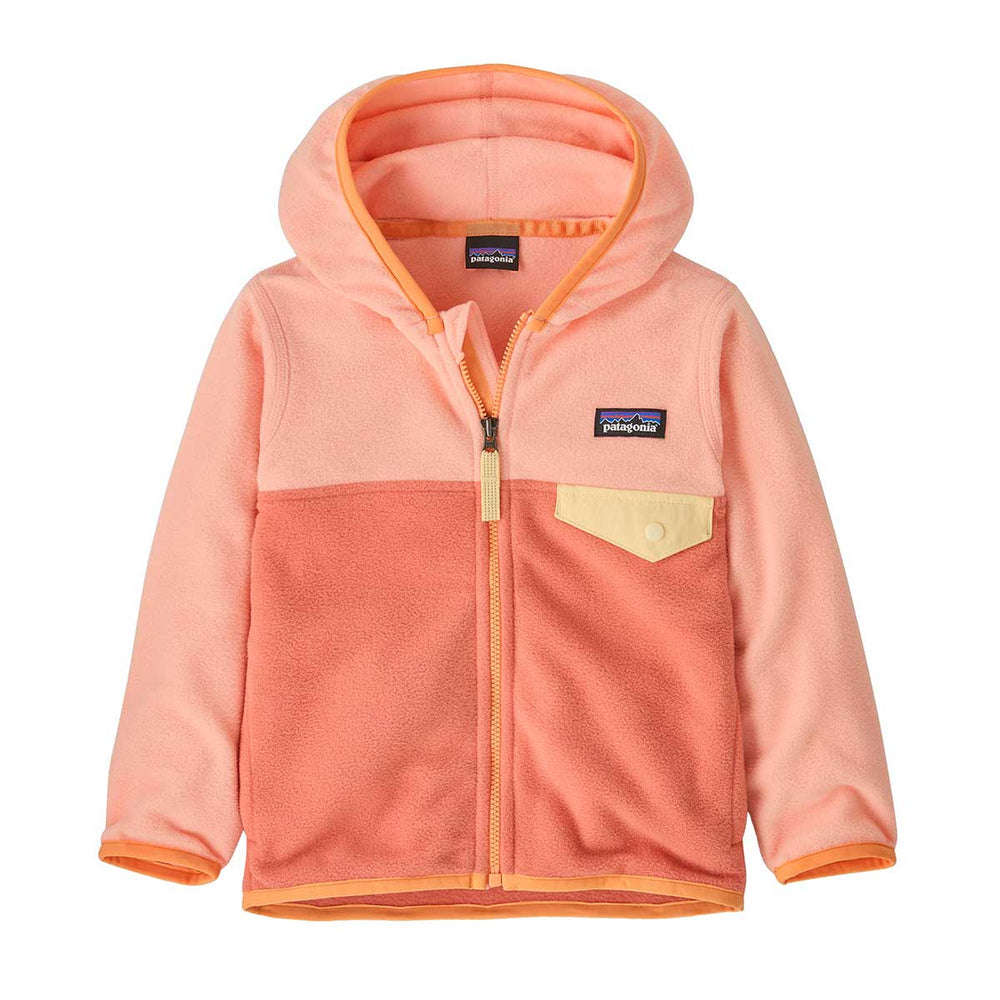 Patagonia Micro D SnapT Jacket Baby in Peak Pink