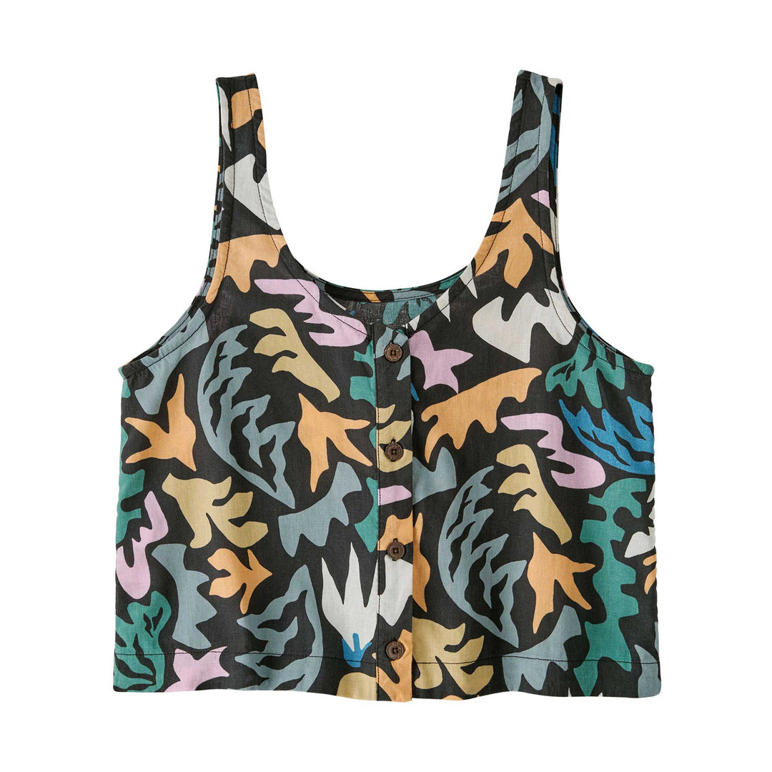 Patagonia Garden Island Top Women's in Abstract Kaleido Black