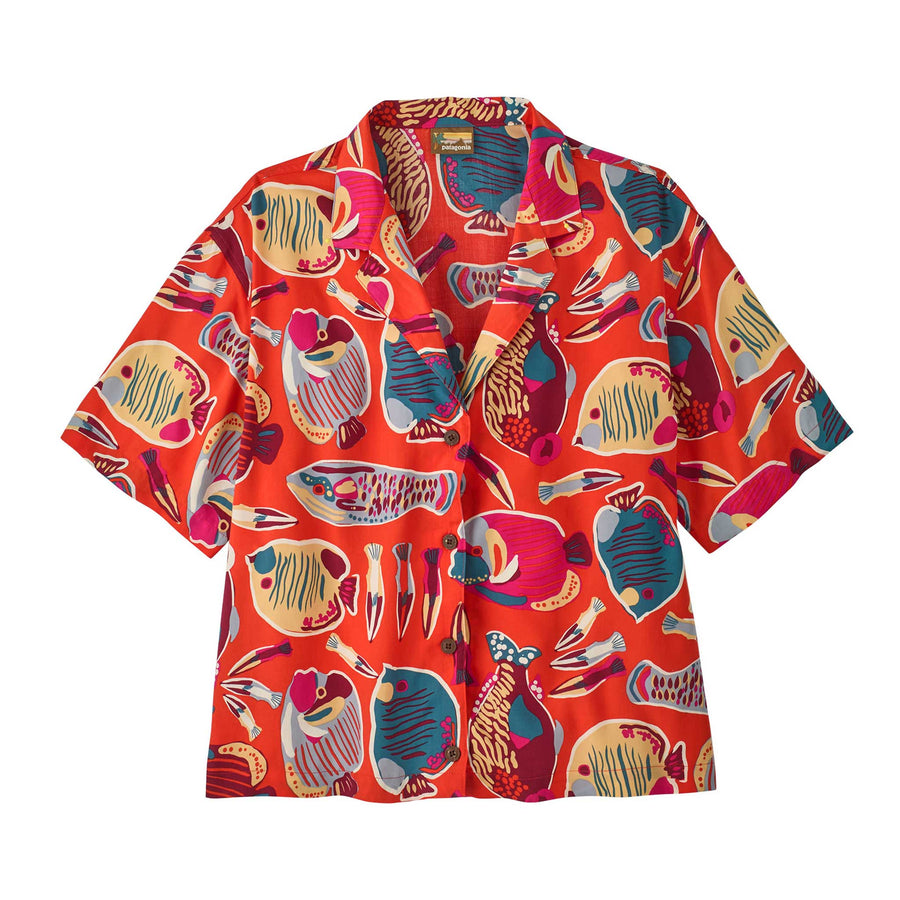 Patagonia Tidal Threads Shirt Women's in Wrasse Pollinator Orange