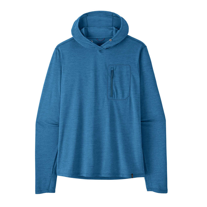 Patagonia Cap Cool Sun Hoody Men's in Aquatic Blue Light Aquatic Blue X-Dye