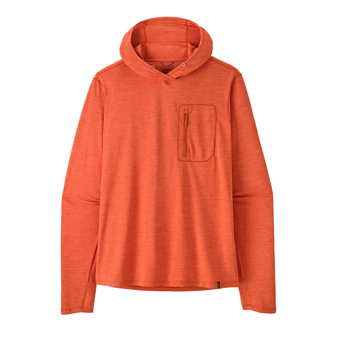 Patagonia Cap Cool Sun Hoody Men's in Coal Orange Light Coal Orange X-Dye