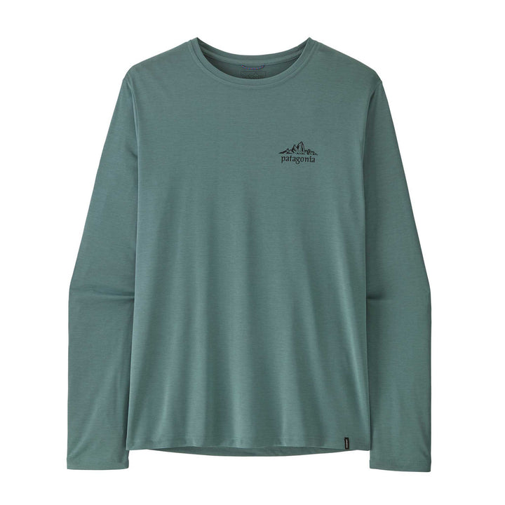 Patagonia Cap Cool Daily Shirt Cloud Crag Men's in Blue Sage Light Blue Sage X-Dye