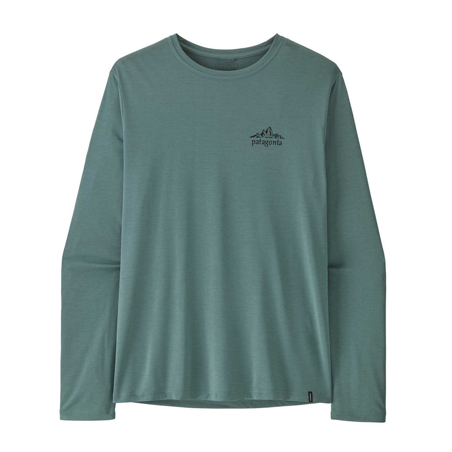 Patagonia Cap Cool Daily Shirt Cloud Crag Men's in Blue Sage Light Blue Sage X-Dye
