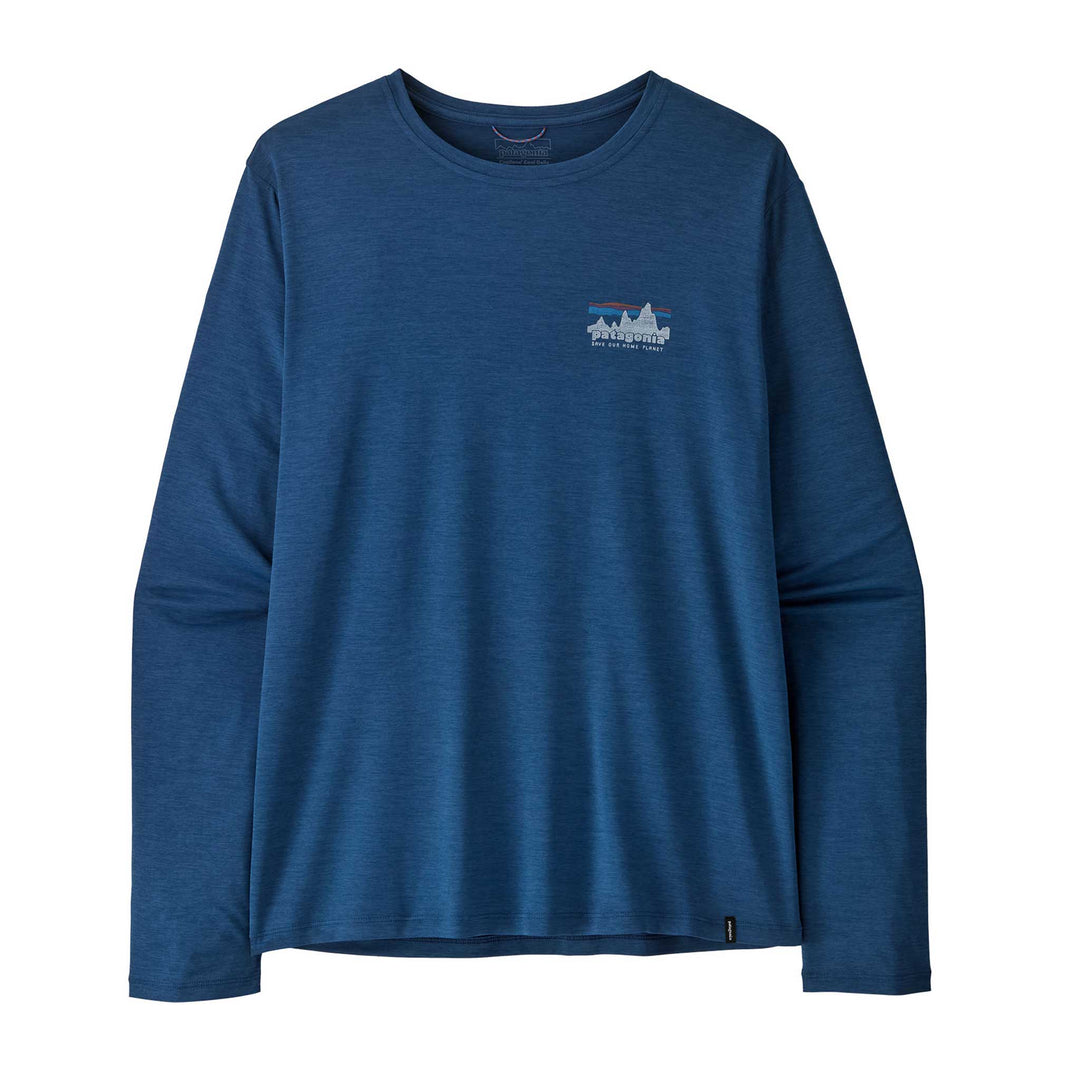 Patagonia Cap Cool Daily Shirt '73 Skyline Men's in Clement Blue Light Clement Blue X-Dye