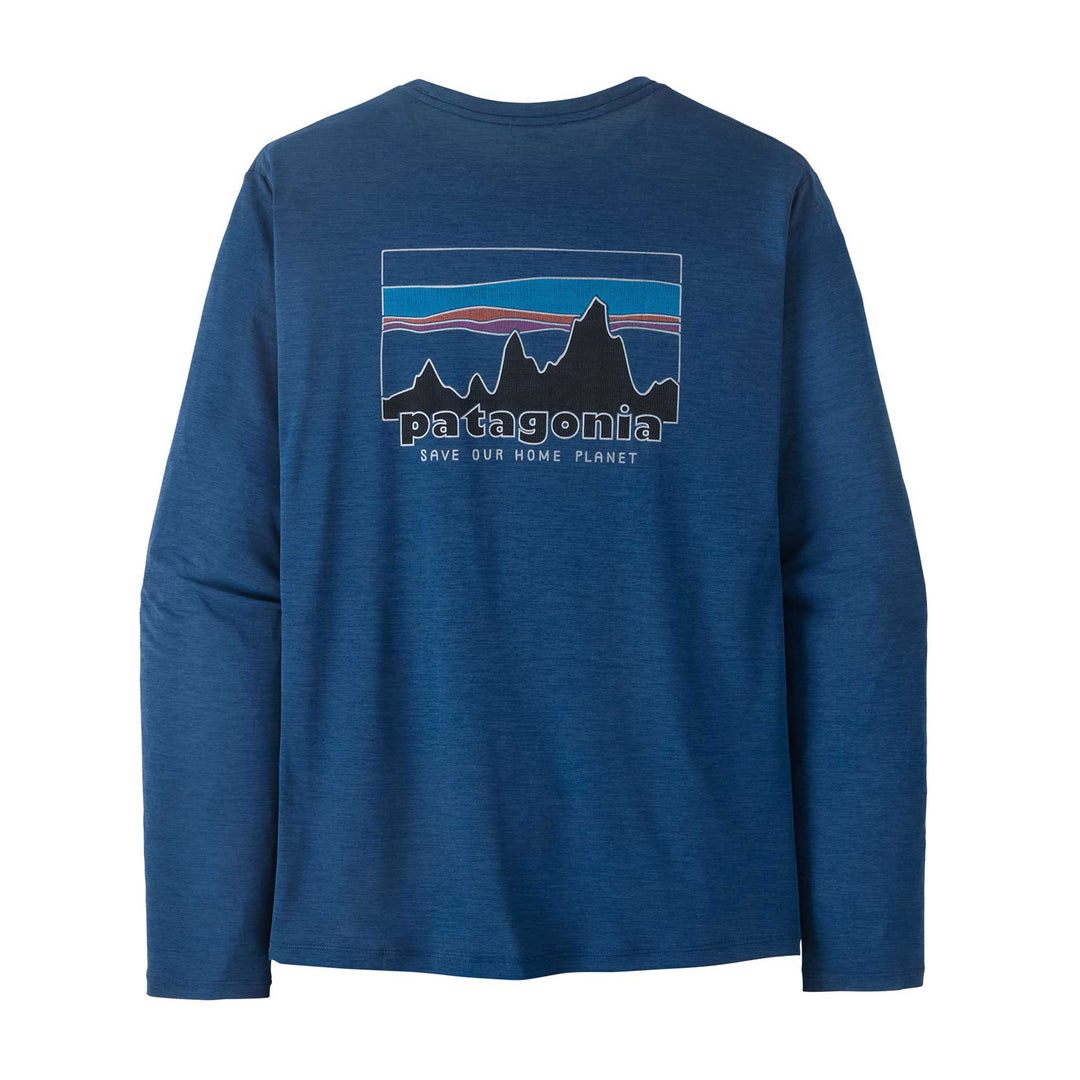 Patagonia Cap Cool Daily Shirt '73 Skyline Men's in Clement Blue Light Clement Blue X-Dye