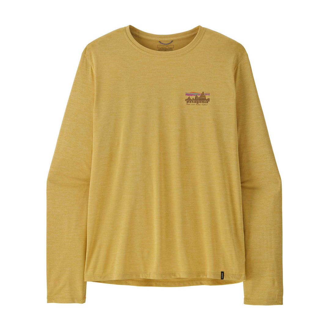 Patagonia Cap Cool Daily Shirt '73 Skyline Men's in Limestone Yellow Light Limestone Yellow X-Dye