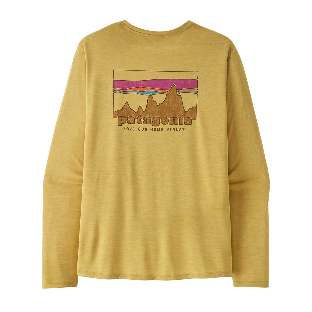 Patagonia Cap Cool Daily Shirt '73 Skyline Men's in Limestone Yellow Light Limestone Yellow X-Dye
