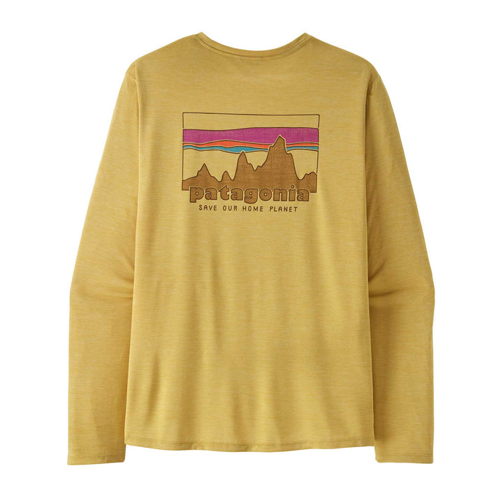 Patagonia Cap Cool Daily Shirt '73 Skyline Men's in Limestone Yellow Light Limestone Yellow X-Dye