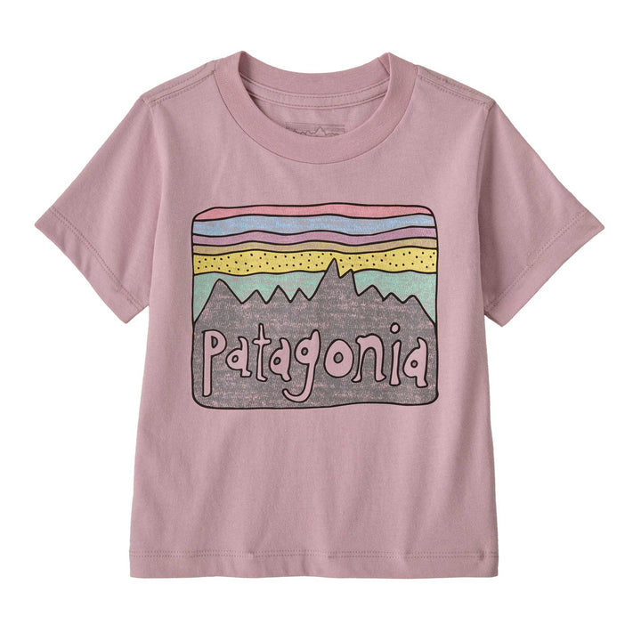Patagonia Fitz Roy Skies T-Shirt Baby in Quiet Violet