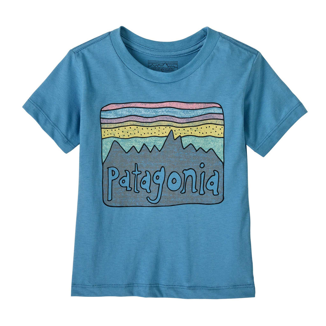 Patagonia Fitz Roy Skies T-Shirt Baby in Shore Blue