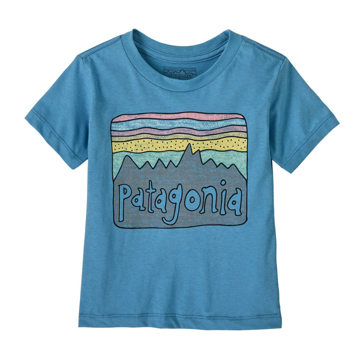 Patagonia Fitz Roy Skies T-Shirt Baby in Shore Blue