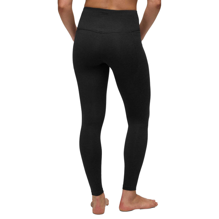 Prana Heavana Pocket Legging for women in Black Heather