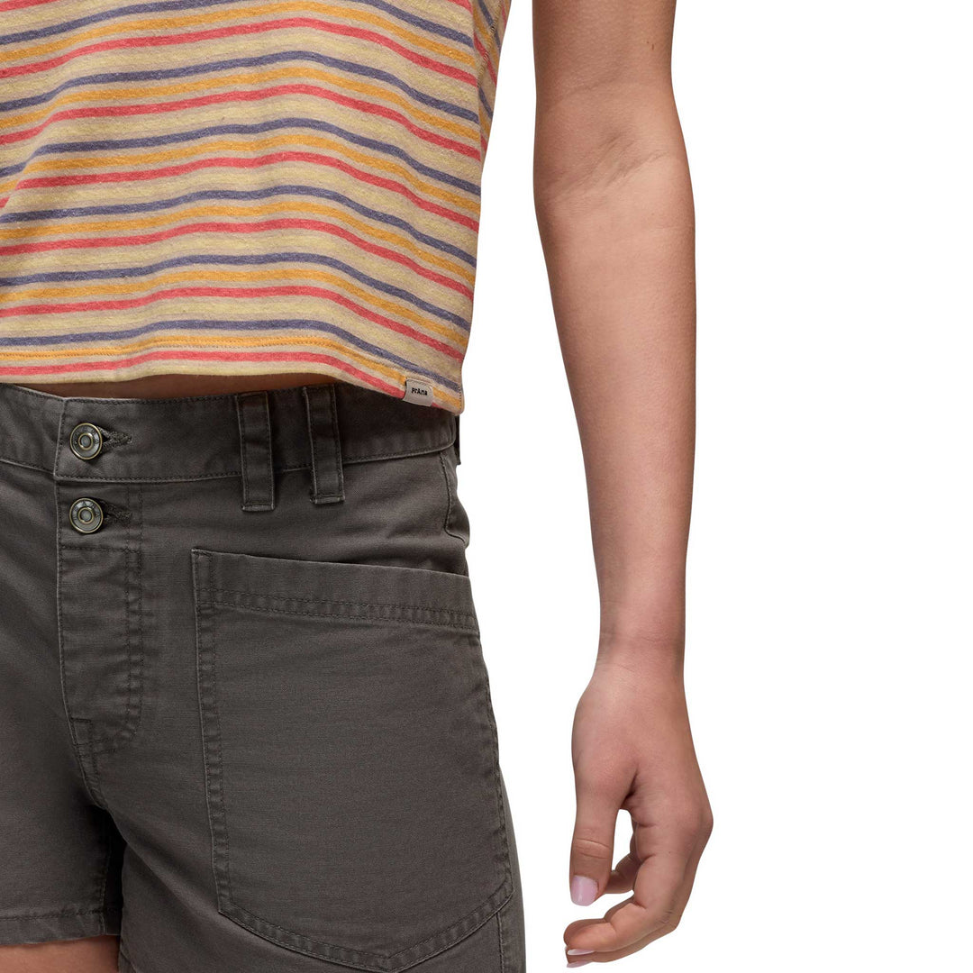 Prana Cozy Up Scoop Tank Women's in Vanilla Bean Stripe