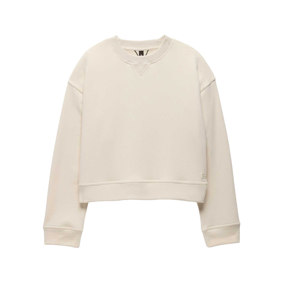 Prana DreamTerry Crew Sweatshirt Women's in Beach Pebble