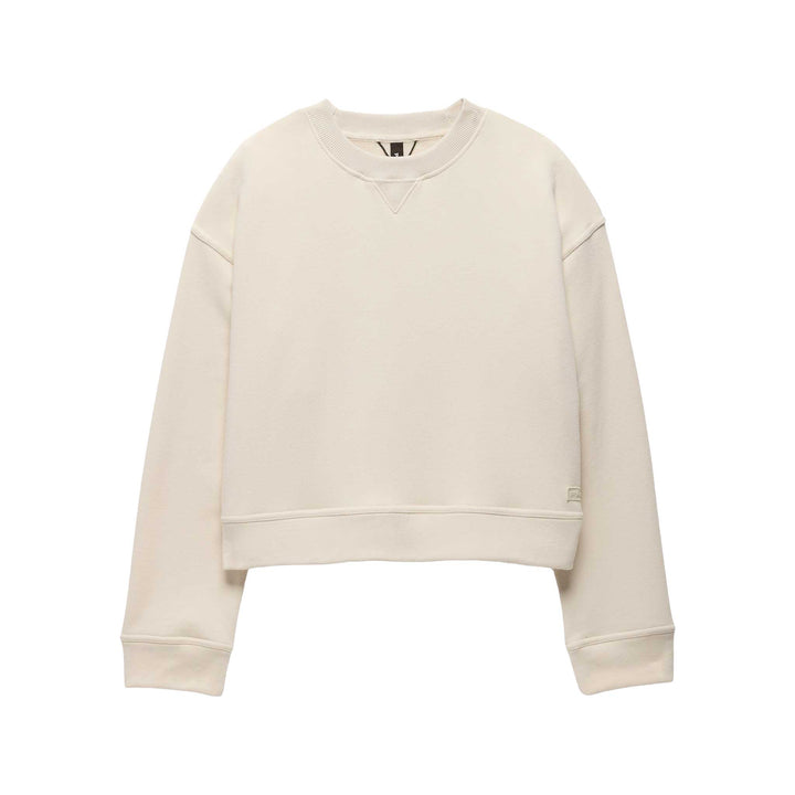 Prana DreamTerry Crew Sweatshirt Women's in Beach Pebble
