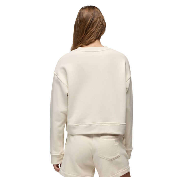 Prana DreamTerry Crew Sweatshirt Women's in Beach Pebble