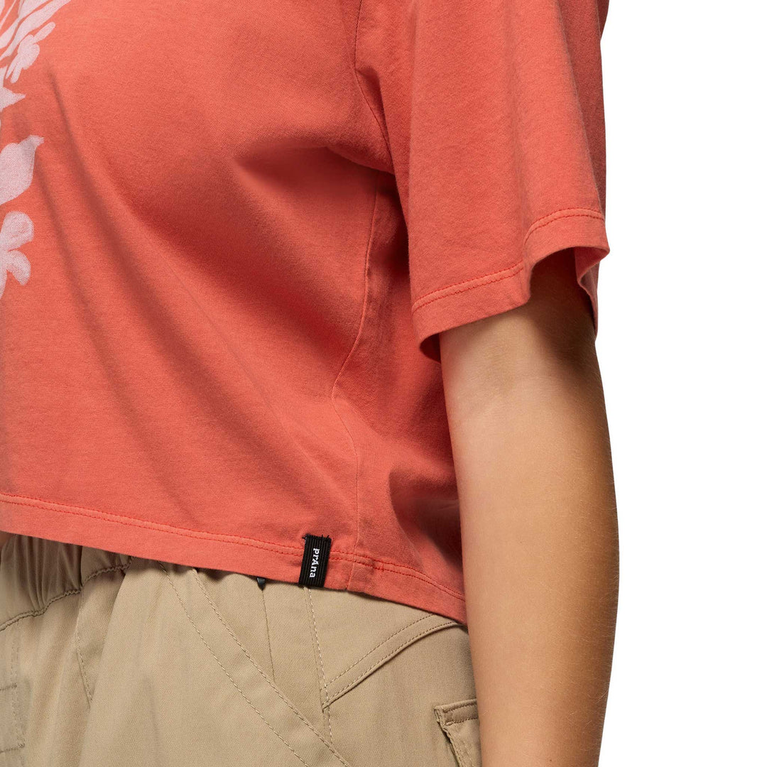 Prana Everyday Botanical Crop Women's in Lychee