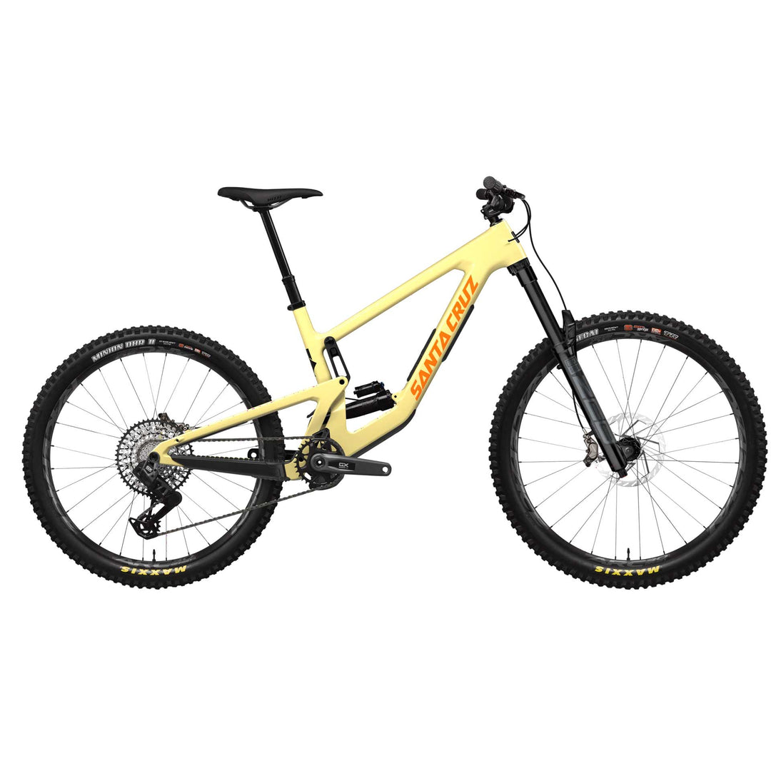 Santa Cruz Nomad mountain bike in Yellow
