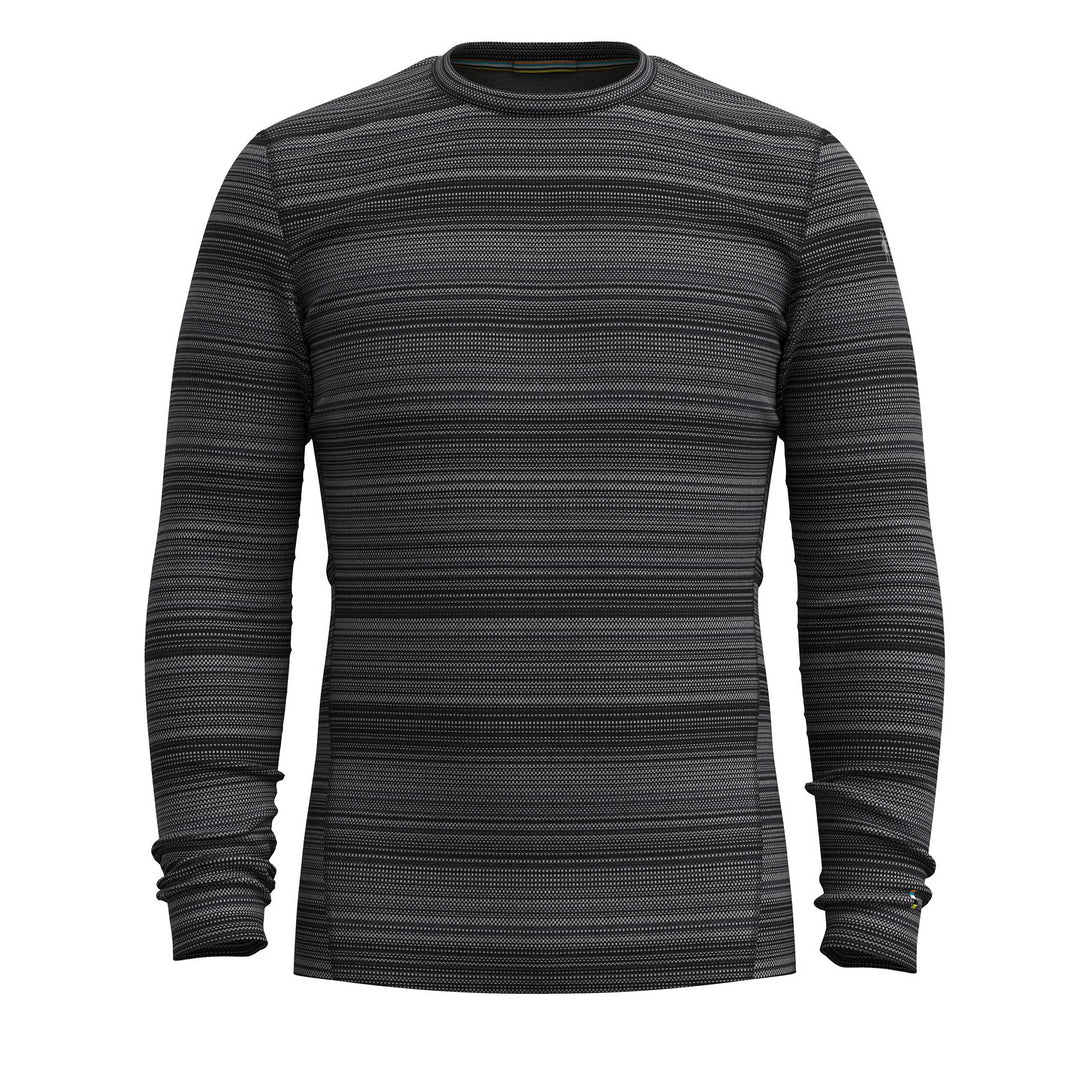 SmartWool Classic Thermal Merino Baselayer Crew Top Men's in Black Color Shift