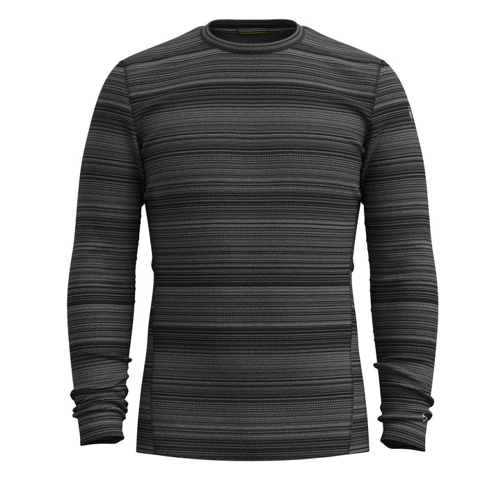 SmartWool Classic Thermal Merino Baselayer Crew Top Men's in Black Color Shift
