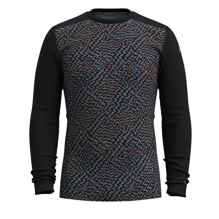 SmartWool Classic Thermal Merino Baselayer Crew Top Men's in Black Retro Line