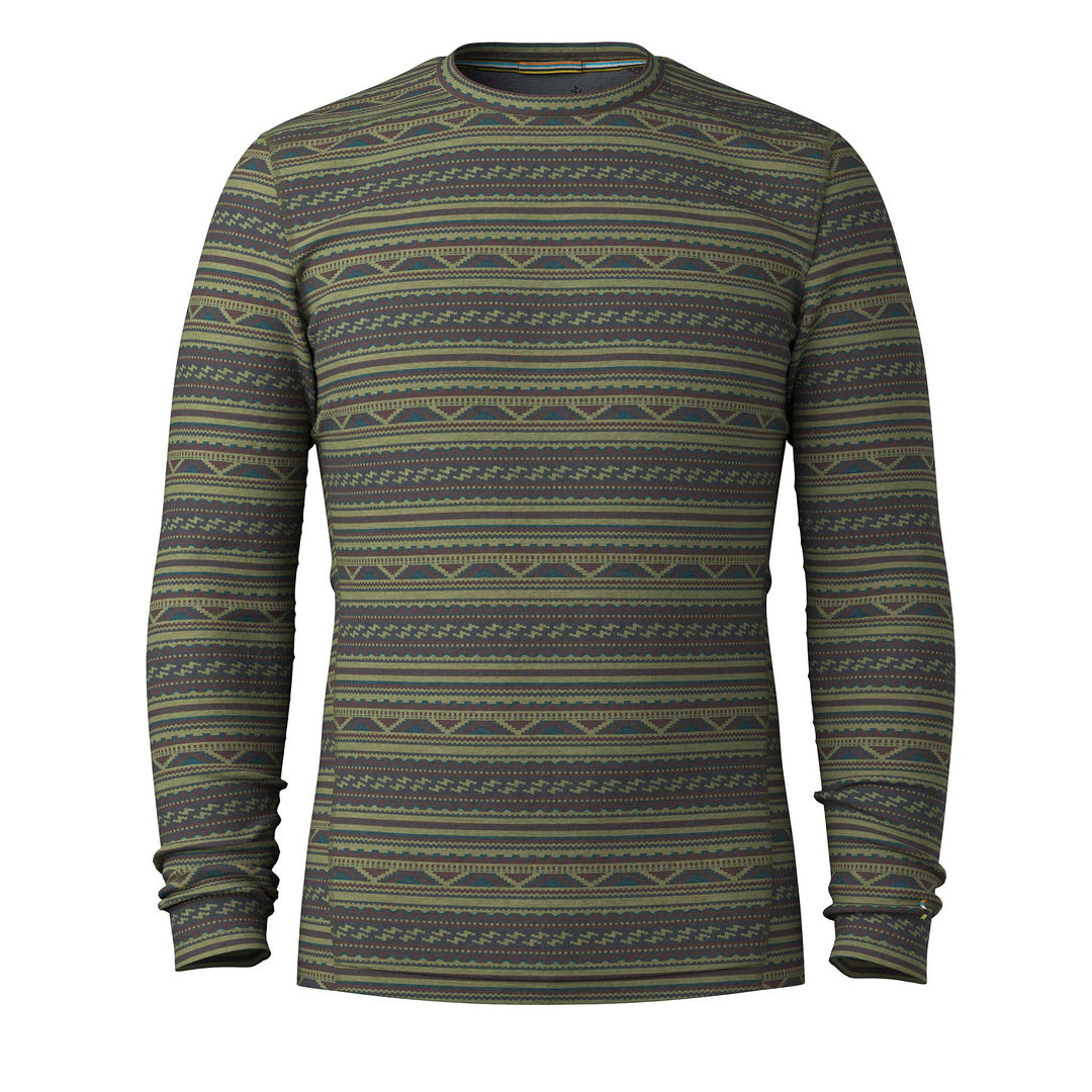 SmartWool Classic Thermal Merino Baselayer Crew Top Men's in Winter Moss Summit Soul