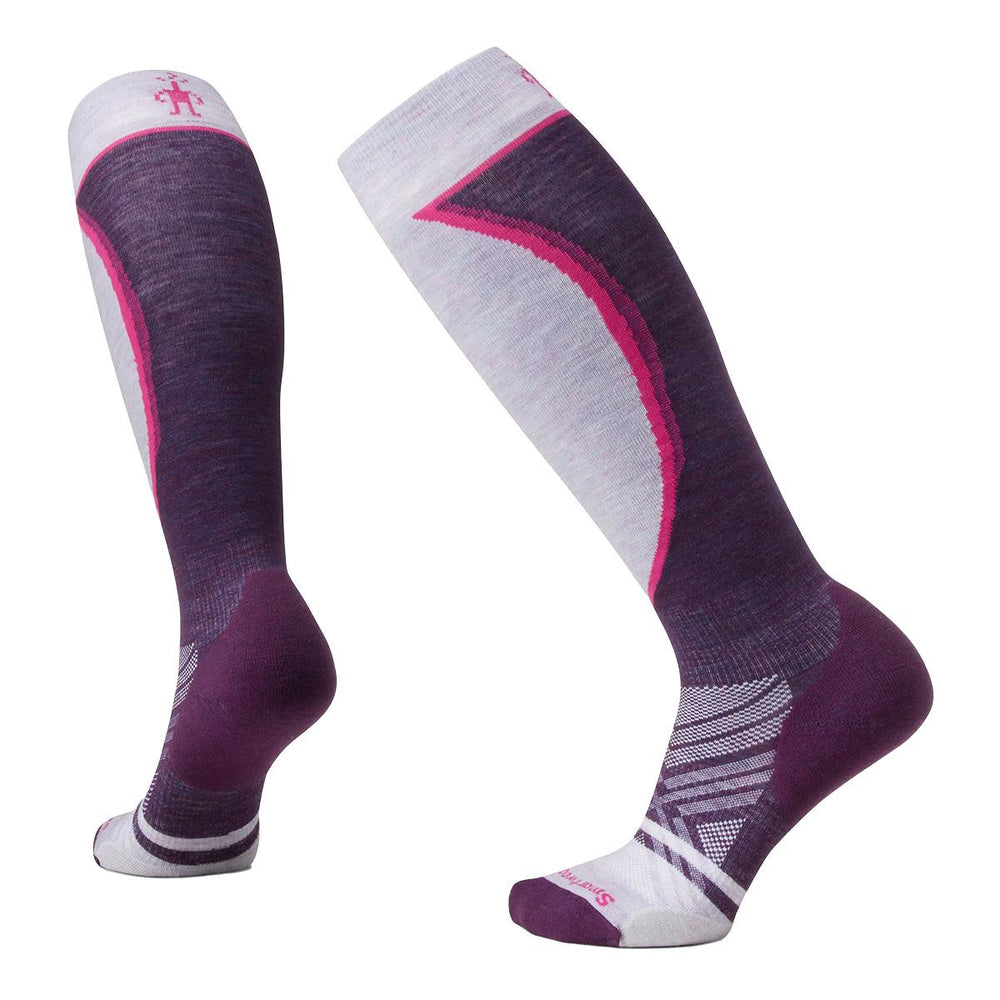 Smartwool Ski Targeted Cushion OTC Sock Women's in Purple Iris
