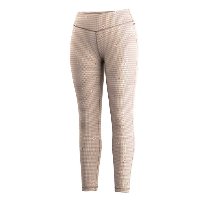 SmartWool Classic Thermal Merino Base Layer Bottom Women's in Almond Mini Meadow