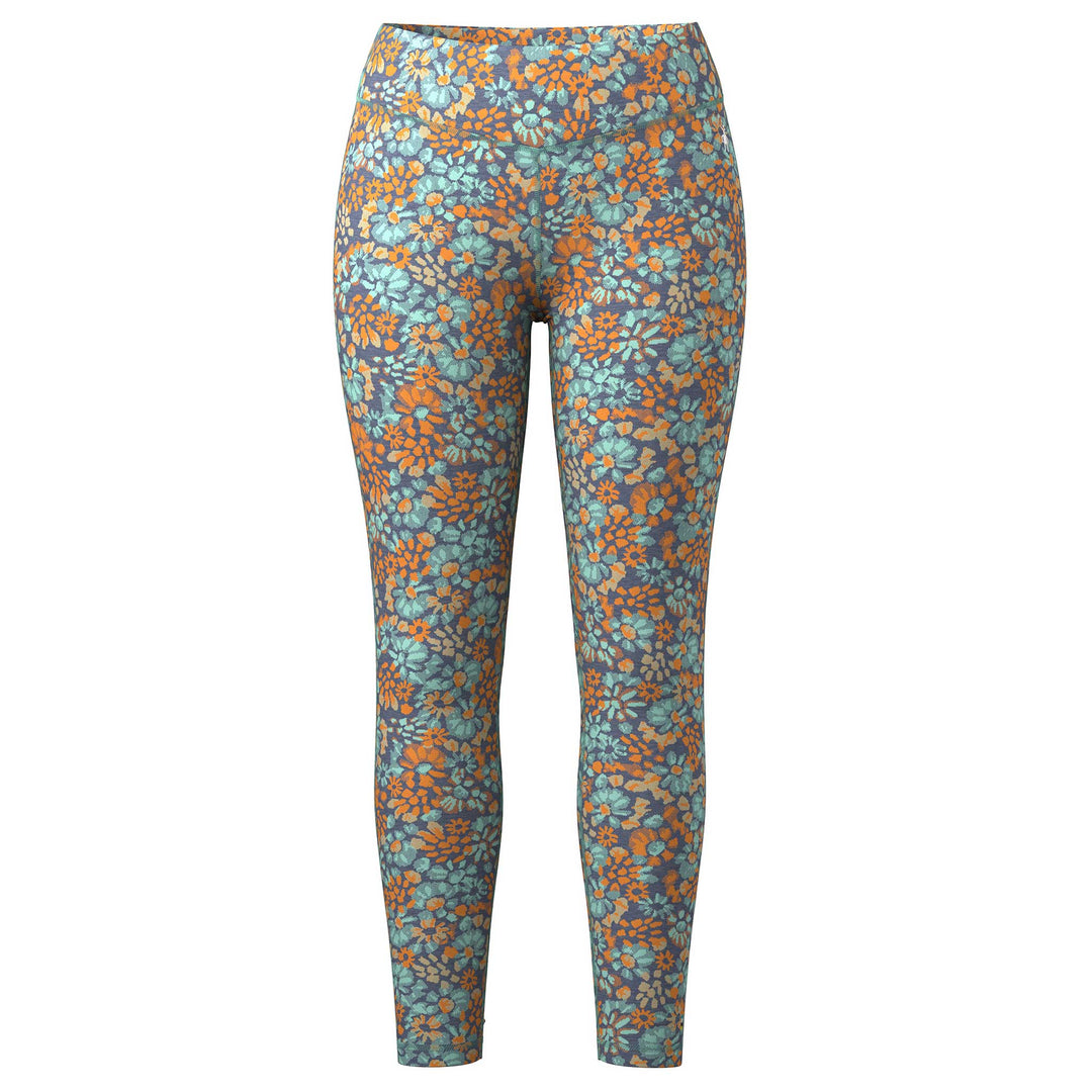 SmartWool Classic Thermal Merino Base Layer Bottom Women's in Pacific Blue Floral