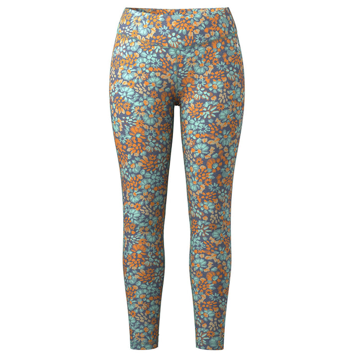 SmartWool Classic Thermal Merino Base Layer Bottom Women's in Pacific Blue Floral