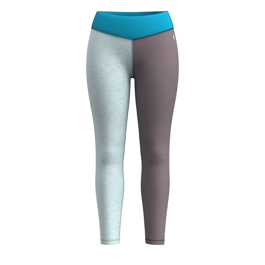 SmartWool Classic Thermal Merino Base Layer Bottom Women's in Winter Sky and Chalk Violet Heather