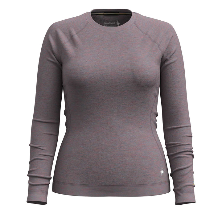 SmartWool Classic Thermal Merino Base Layer Crew Top Women's in Chalk Violet Heather