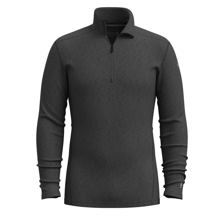 SmartWool Classic Thermail Merino Baselayer 1/4 Zip Top Men's in Charcoal Heather