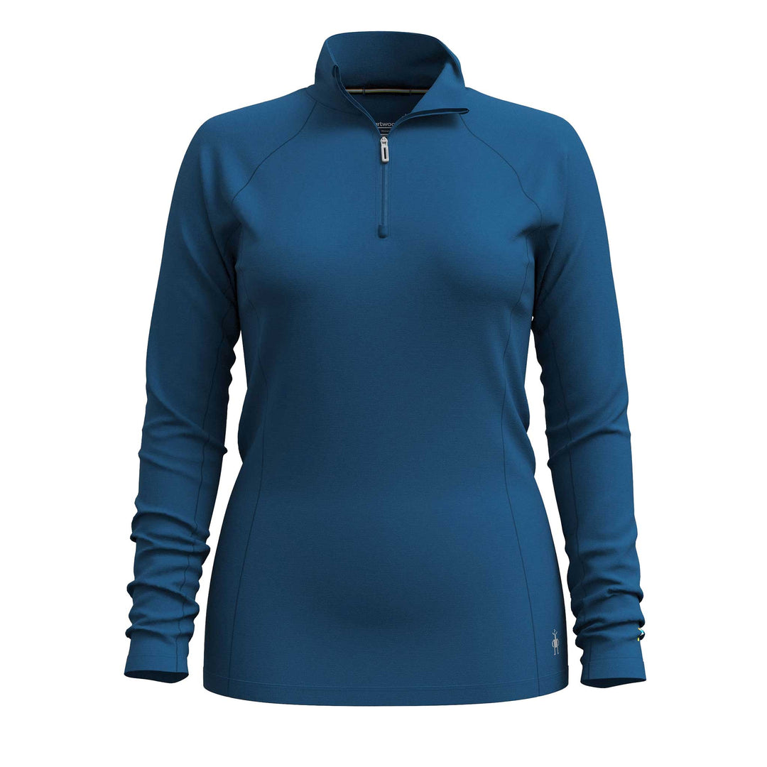 SmartWool Classic All-Season Merino Base Layer 1/4 Zip Top Womens' in Twilight Blue