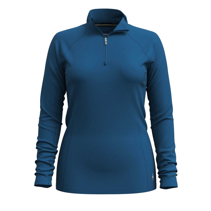 SmartWool Classic All-Season Merino Base Layer 1/4 Zip Top Womens' in Twilight Blue