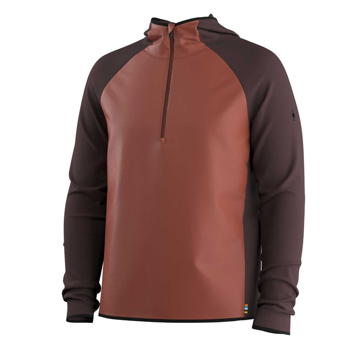 Smartwool Smartloft 1/2 Zip Hoodie Men's in Burnt Sienna