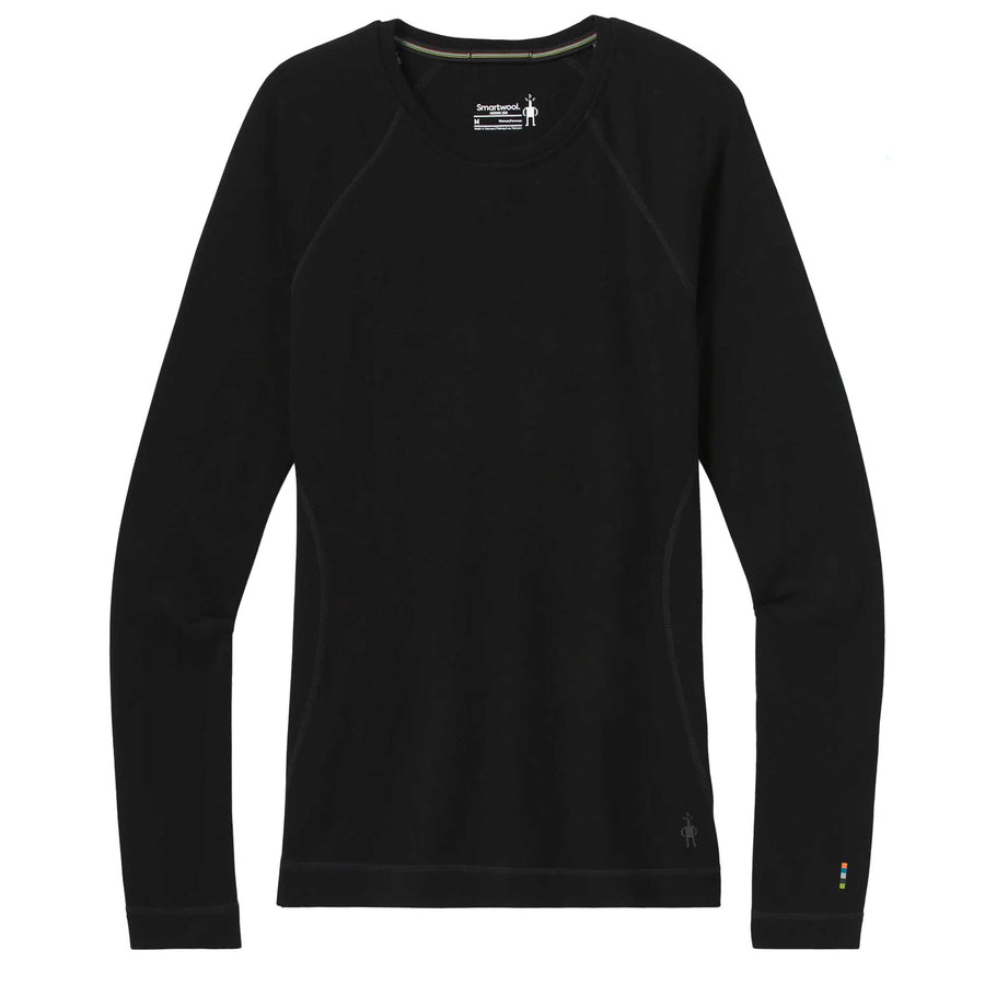 Smartwool Classic Thermal Merino Base Layer Crew Boxed Women's in Black