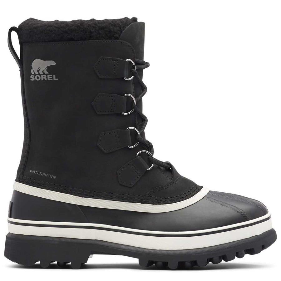 Sorel Caribou WP Boot Men's in Black and Dark Stone