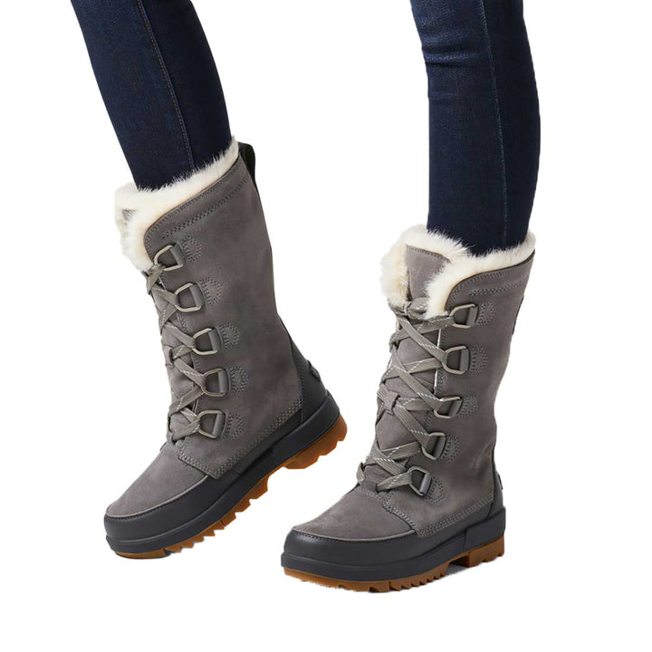 Sorel Tivoli V Tall WP Boot Women's in Quarry and Grill