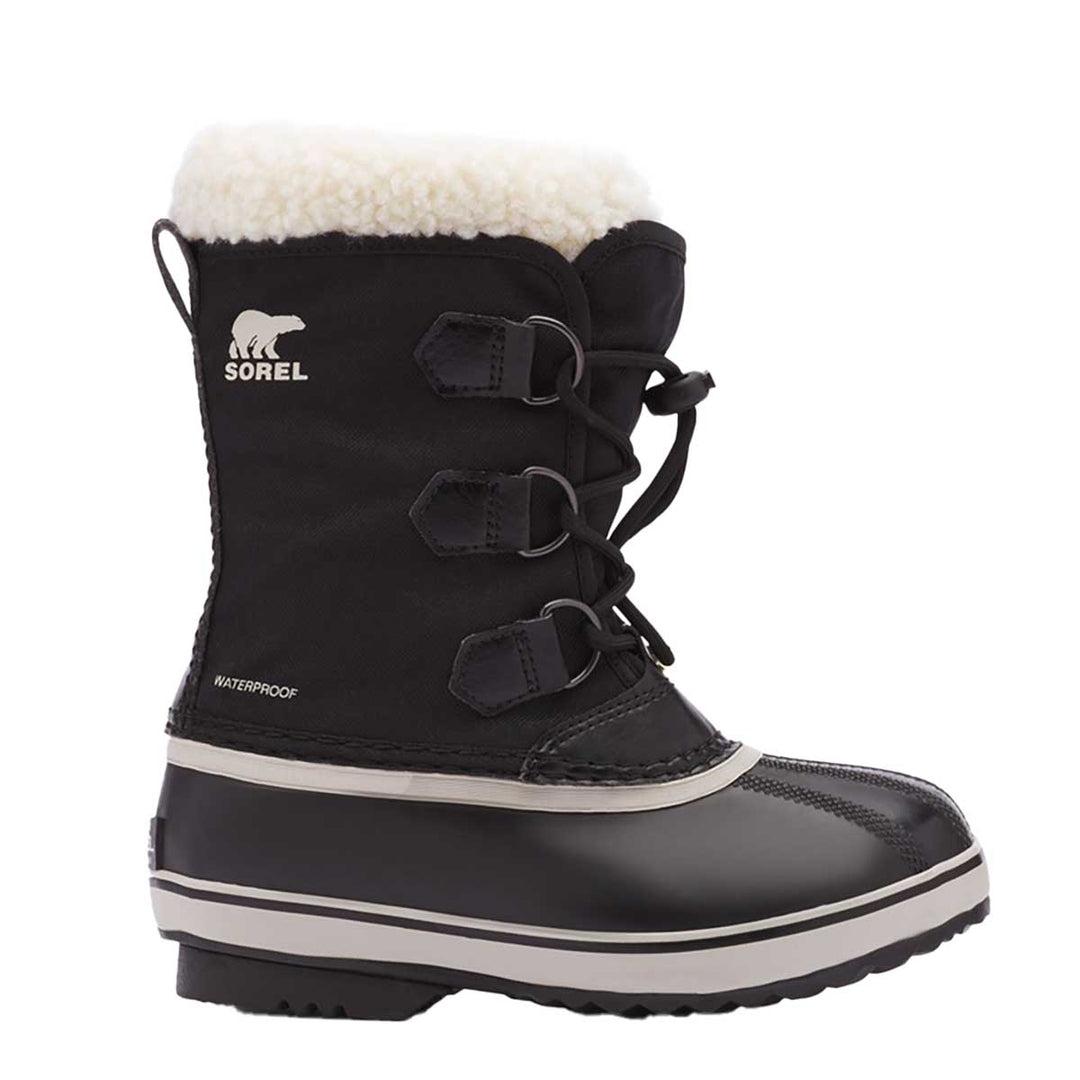 Sorel Yoot Pac Nylon WP Boot Kids' in Black