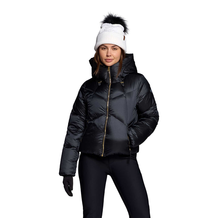Obermeyer Women's Eris Down Jacket in black.