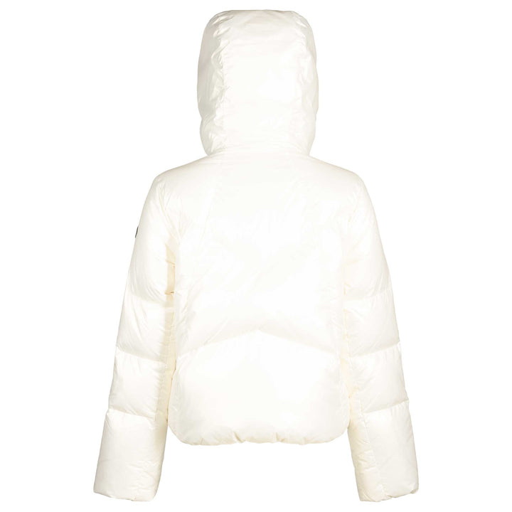 Obermeyer Women's Eris Down Jacket in white.