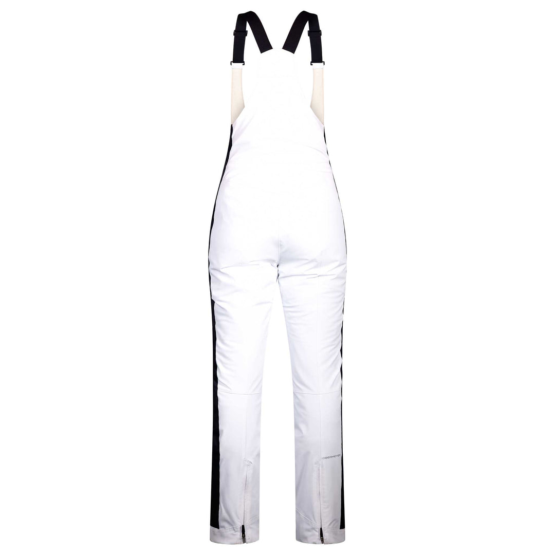 Obermeyer Women's Cloud Nine Bib Pant in White.