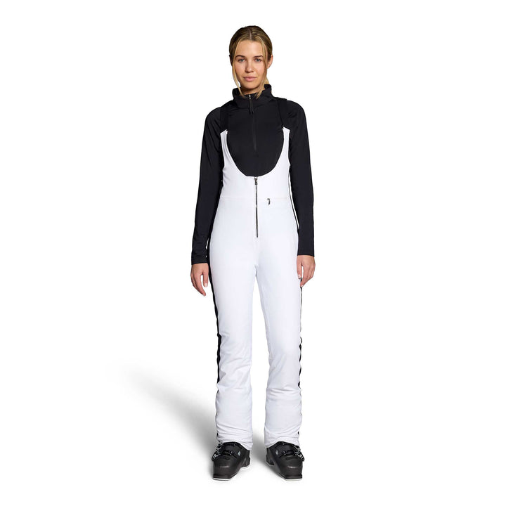 Obermeyer Women's Cloud Nine Bib Pant in White.