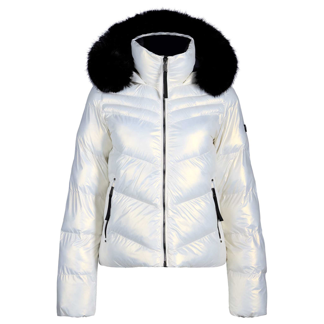 Obermeyer Women's Bombshell Luxe Jacket in White.