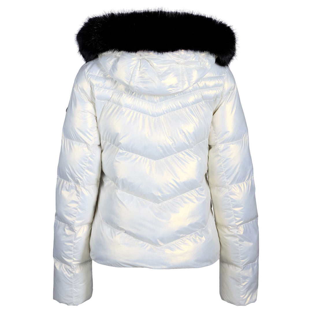 Obermeyer Women's Bombshell Luxe Jacket in White.