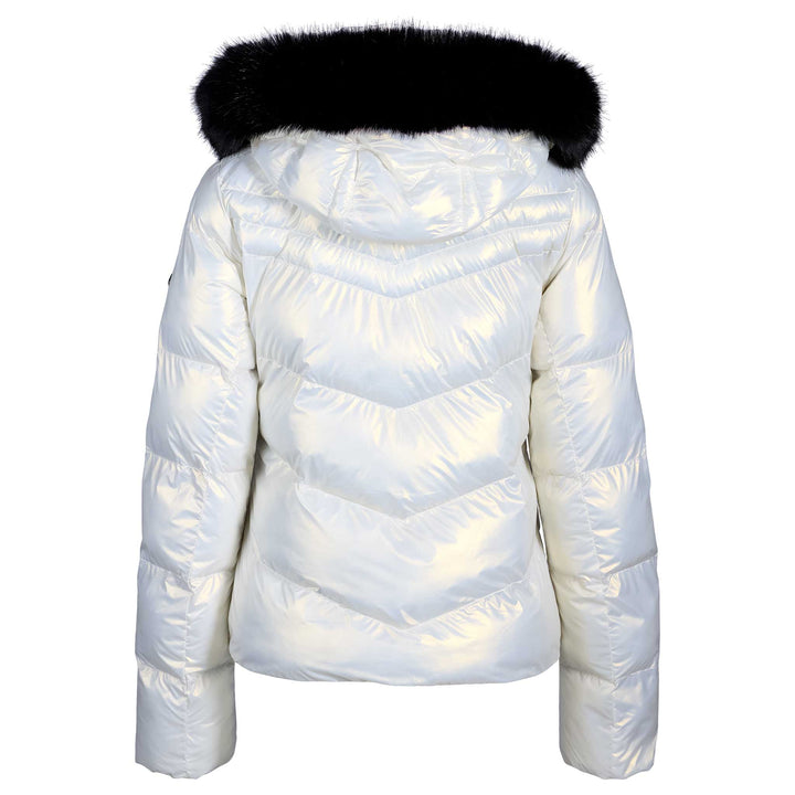Obermeyer Women's Bombshell Luxe Jacket in White.