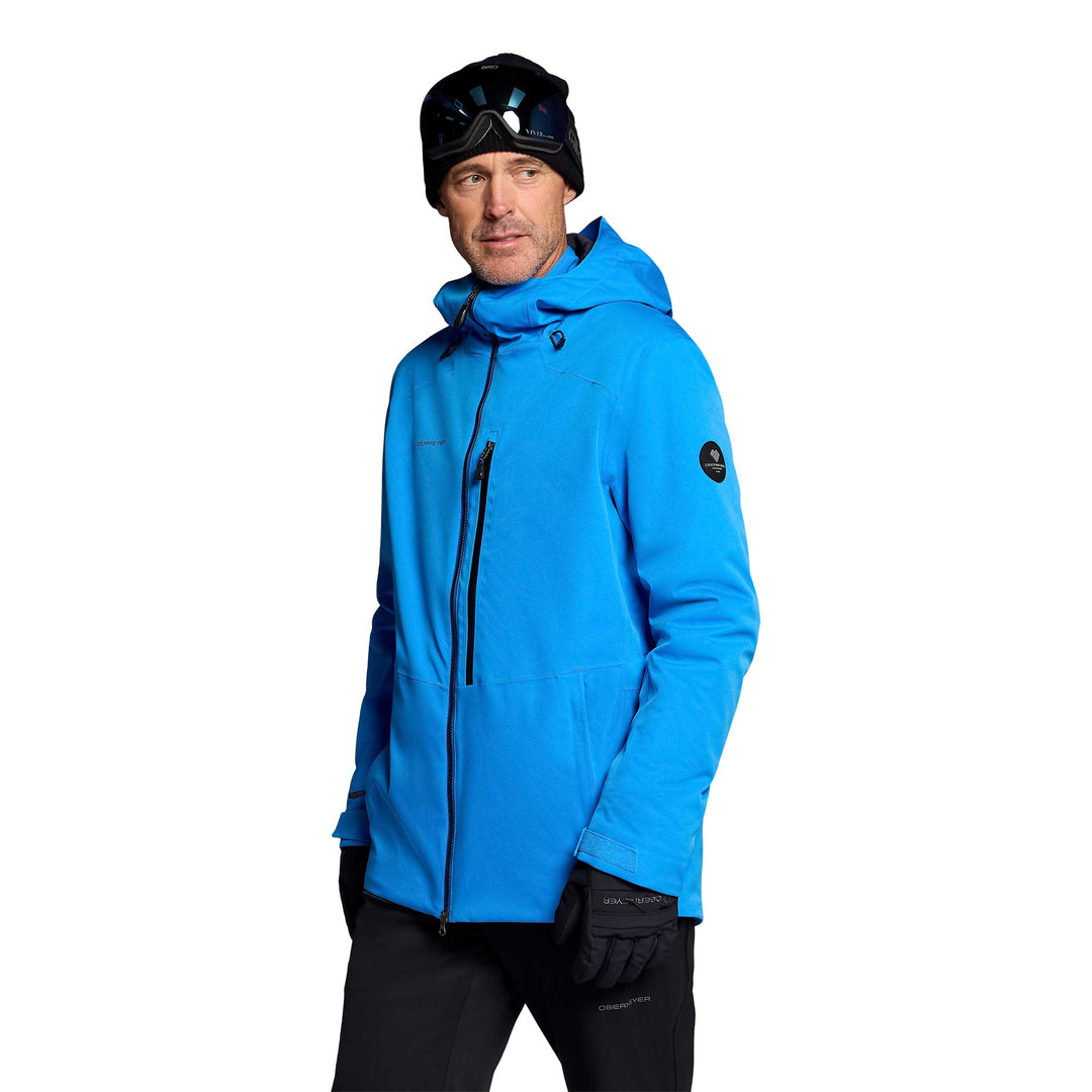 Obermeyer Men's Alpin Jacket in Bali Blue.