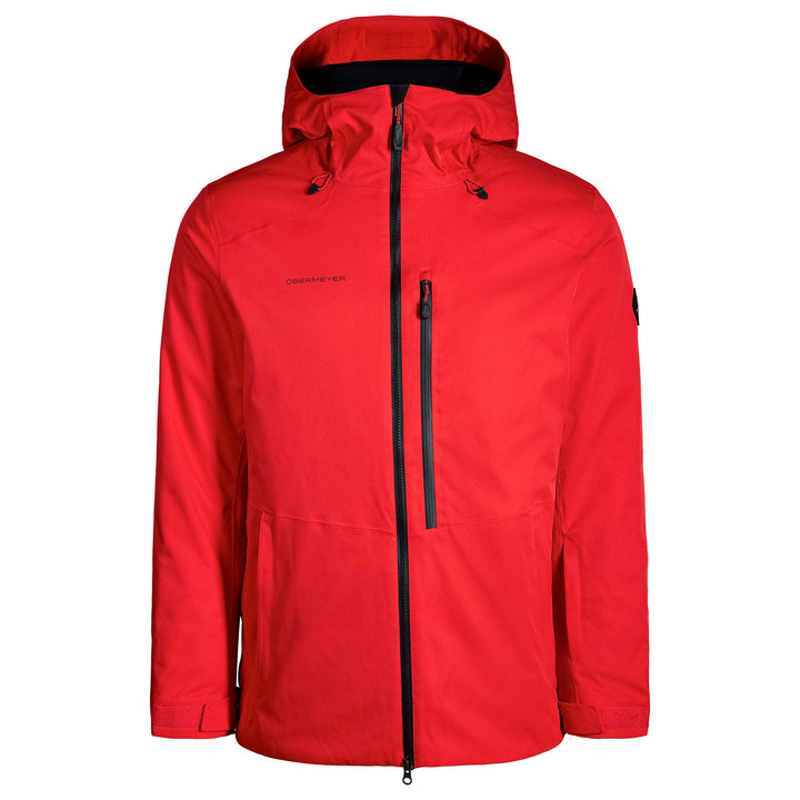 Obermeyer Men's Alpin Jacket in Roma Red.